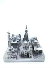 Load image into Gallery viewer, Berlin City Skyline 3D Model Landmark Replica Square Silver 4 1/2 Inches
