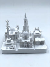 Load image into Gallery viewer, Berlin City Skyline 3D Model Landmark Replica Square Matte White 4 1/2 Inches
