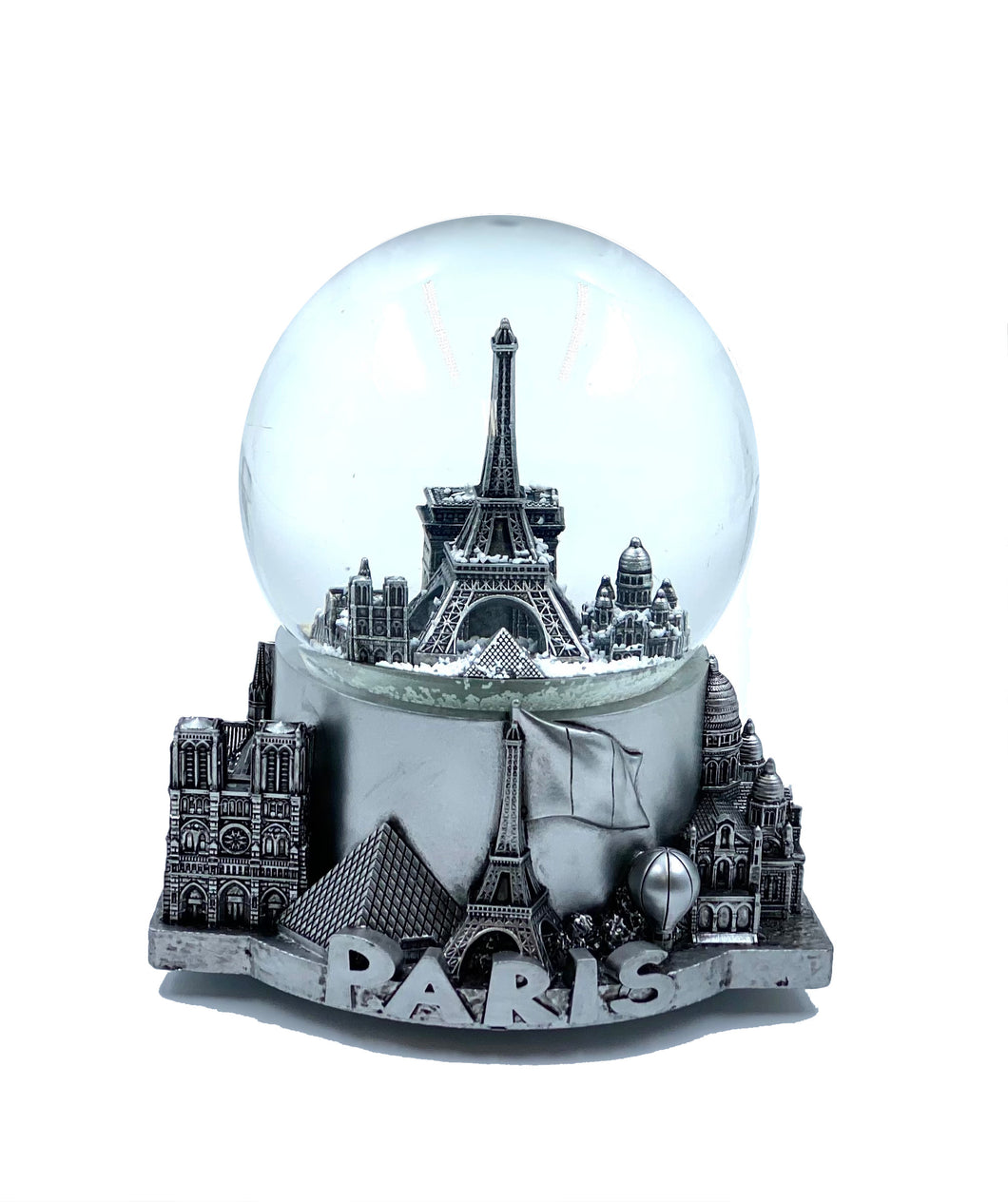 Paris Musical Snow Globe 5 1/2