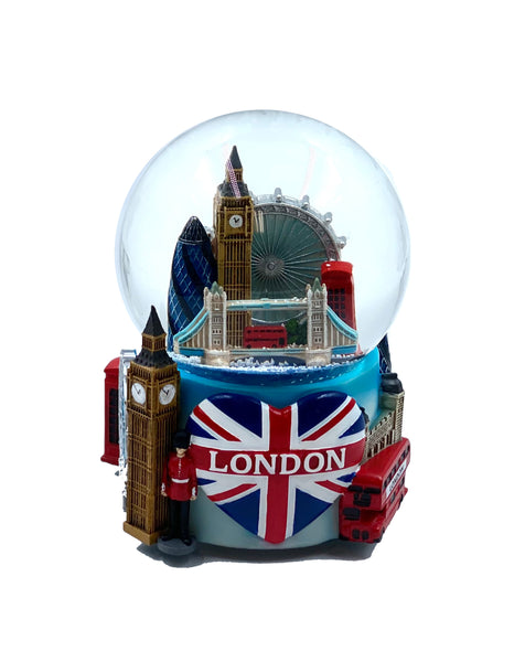 London 3D Musical Snow Globe