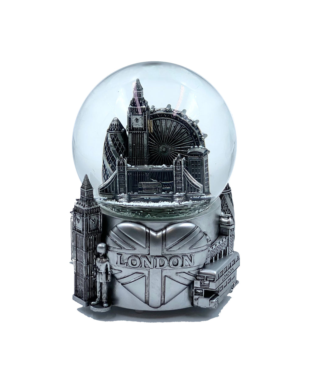 London 3D Musical Snow Globe