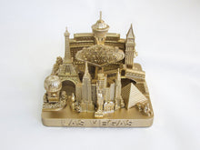 Load image into Gallery viewer, Las Vegas City Rose Gold Skyline Landmark 3D Model 4 1/2 inches
