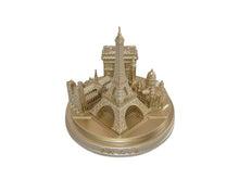 Load image into Gallery viewer, Paris City Skyline 3D Model Landmark Replica Round Rose Gold 5 ½ Inches
