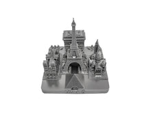 Load image into Gallery viewer, Paris City Skyline 3D Model Landmark Replica Square Silver 4 ½ inches
