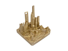 Load image into Gallery viewer, Shanghai City Rose Gold Skyline Landmark 3D Model 4 1/2 inches
