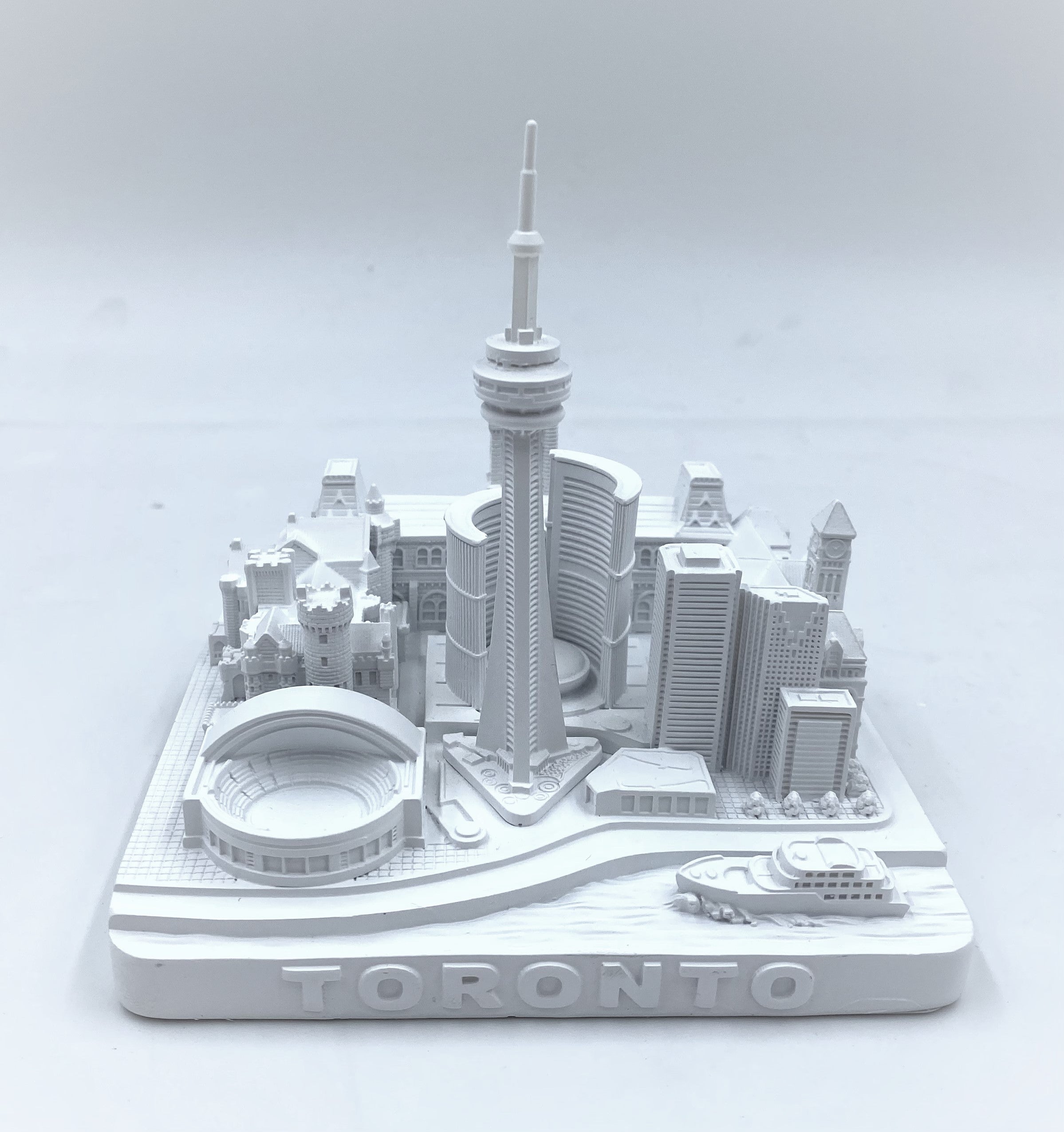 Toronto City Skyline 3D Model Matte White 4.5 Inches – City Skyline 3D Inc.