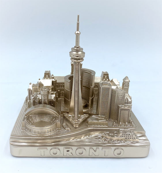 Toronto City Skyline 3D Model Rose Gold 4.5 Inches