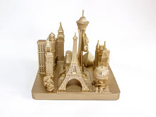 Load image into Gallery viewer, Las Vegas City Rose Gold Skyline Landmark 3D Model 4 1/2 inches
