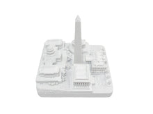 Load image into Gallery viewer, Washington DC Matte White Skyline Landmark 3D Model 4 1/2 inches
