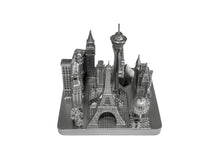 Load image into Gallery viewer, Las Vegas City Skyline Landmark 3D Model Silver 4 1/2 Inches 1023
