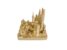 Load image into Gallery viewer, Shanghai City Rose Gold Skyline Landmark 3D Model 4 1/2 inches
