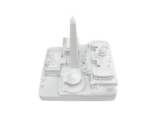 Load image into Gallery viewer, Washington DC Matte White Skyline Landmark 3D Model 4 1/2 inches
