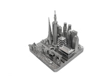 Load image into Gallery viewer, Tokyo Japan City Silver Skyline Landmark 3D Model 4 1/2 inches
