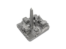 Load image into Gallery viewer, Washington DC Silver Skyline Landmark 3D Model 4 1/2 inches
