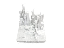 Load image into Gallery viewer, Chicago City Skyline Landmark 3D Model Matte White 4 1/2 Inches 1025
