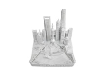 Load image into Gallery viewer, Shanghai City Skyline Landmark 3D Model Matte White 4 1/2 Inches 1034
