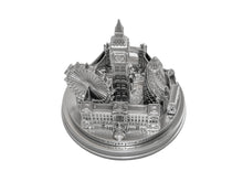 Load image into Gallery viewer, London City Skyline 3D Model Round Silver 5 1/2 Inches
