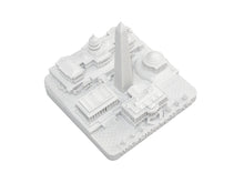Load image into Gallery viewer, Washington DC Matte White Skyline Landmark 3D Model 4 1/2 inches
