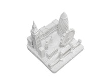 Load image into Gallery viewer, London City Skyline 3D Model Square Matte White 4 1/2 Inches
