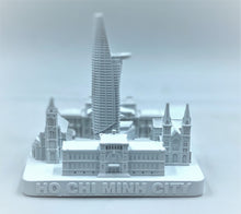 Load image into Gallery viewer, Ho Chi Minh City Skyline 3D Model Matte White 4.5 Inches
