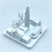 Load image into Gallery viewer, Ho Chi Minh City Skyline 3D Model Matte White 4.5 Inches
